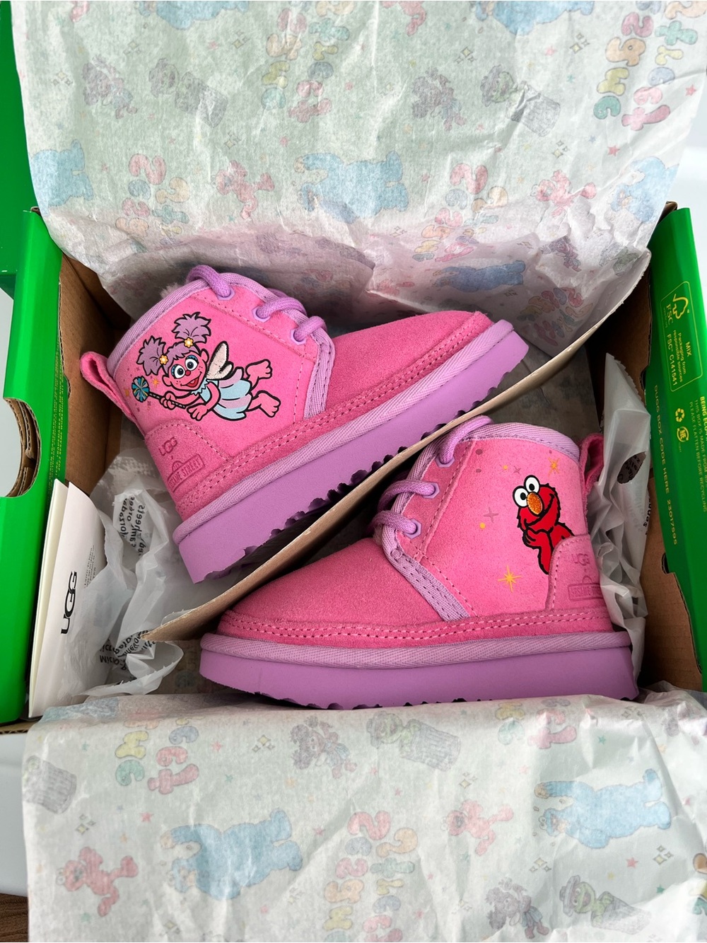 UGG x Sesame Street Abby Neumel II Boots NIB Toddler 6